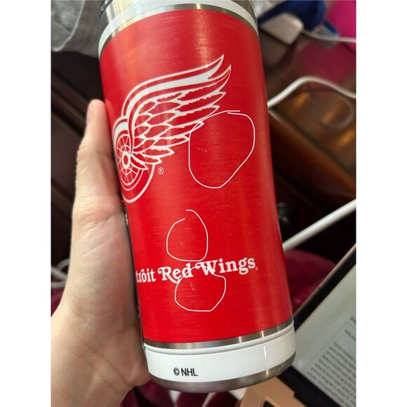NWT Tervis NHL Detroit Red Wings Shootout 20 Oz. Stainless Steel Tumbler w/ lid - Picture 10 of 10
